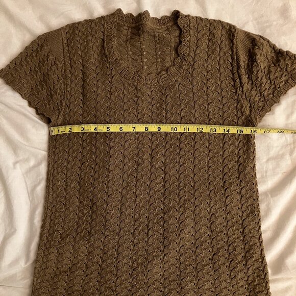 Handmade crochet tee - Picture 1 of 4